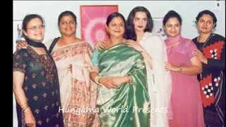 Bollywood actress Rekha with her sisters, personal and family video